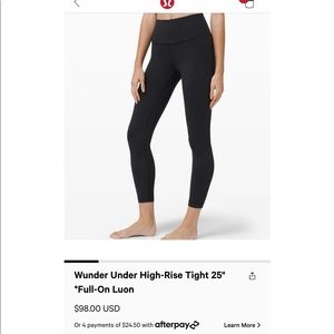 Lululemon leggings